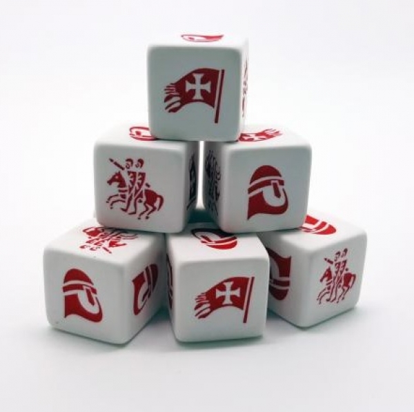 Saga Faction Dice: Christian Crusades (8)
