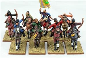 (Saracen) Mounted Warriors w/Bows (8)