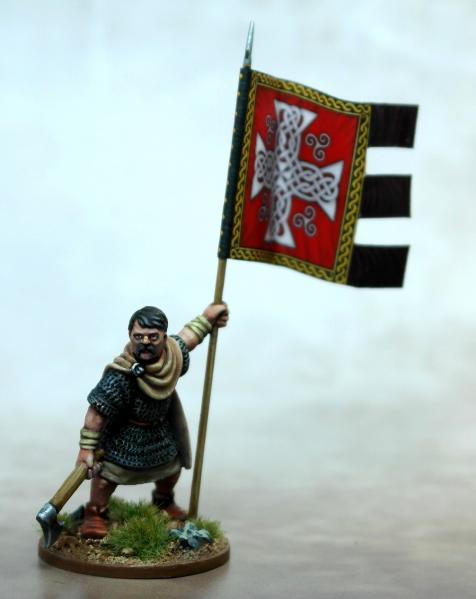 (Welsh) War Banner & Bearer