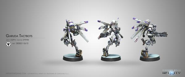 Infinity (#610) ALEPH: Garuda Tactbots (Spitfire)