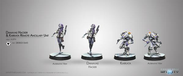 Infinity (#643) ALEPH: Danavas Hacker & Karkata Remote Ancillary Unit (2)