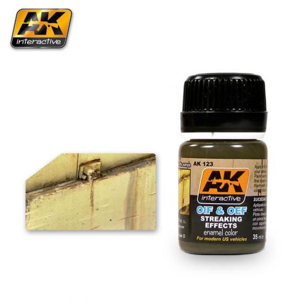 AK-Interactive: (Weathering) STREAKING EFFECTS FOR OIF & OEF - US VEHICLES