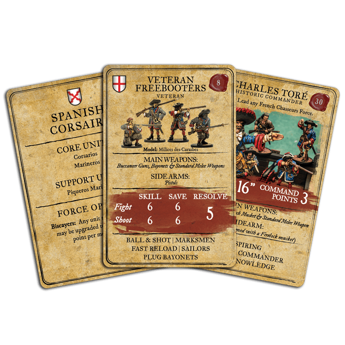 Blood & Plunder: Unit & Character Card Set