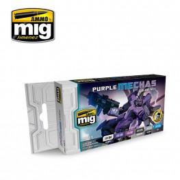 AMMO: Acrylic Paint Set - Purple Mechas Color Set