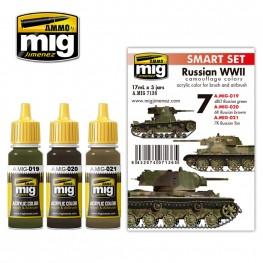 AMMO: Acrylic Paint Set - (Smart Set) Russian WWII Colors