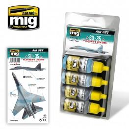 AMMO: Acrylic Paint Set - (Smart Set for Aircraft) SU-35 FLANKER-E Colors