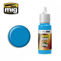 AMMO: Crystal Acrylics - Crystal Light Blue (17ml)