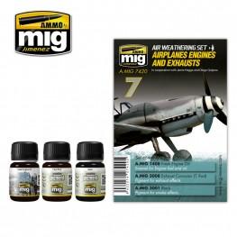 AMMO: Airplane Weathering - Airplanes, Engines and Exhausts Set