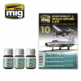 AMMO: Airplane Weathering - Metallic Airplanes & Jets Set