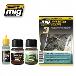 AMMO: Airplane Weathering - WWII British Cockpits Set