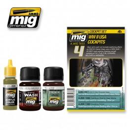 AMMO: Airplane Weathering - WWII USA Cockpits Set