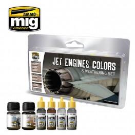 AMMO: Airplane Weathering - Jet Engine Colors and Weathering Set