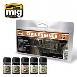 AMMO: Weathering - Civil Engines Weathering Set