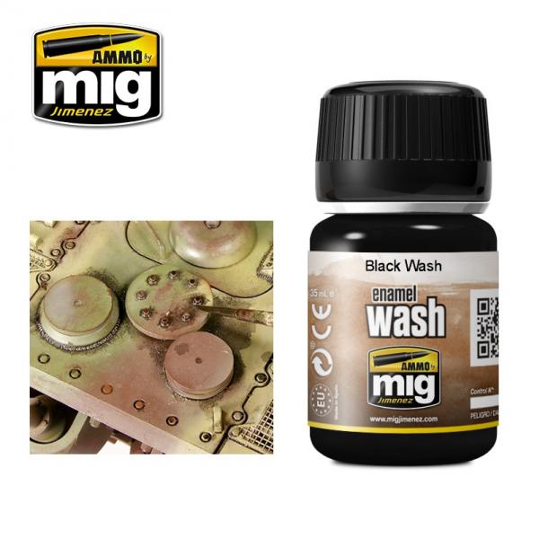 AMMO: Enamel Washes - Black Wash (35ml)