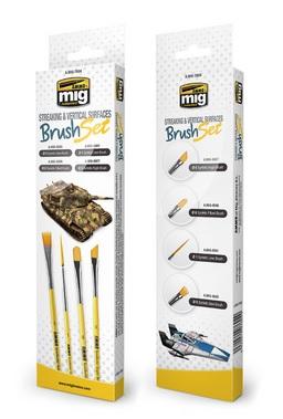 AMMO: Streaking and Vertical Surfaces Brush Set