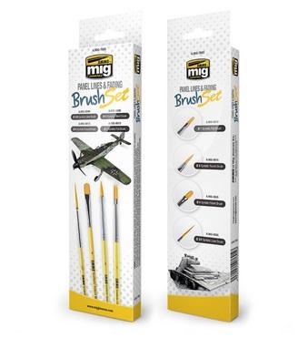 AMMO: Panel Lines and Fading Surfaces Brush Set