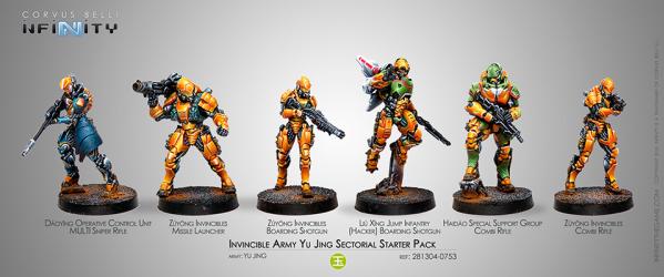 Infinity (#753) Yu Jing: Invincible Army Yu Jing Sectorial Starter Pack (6)