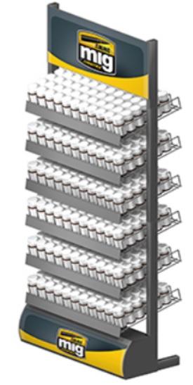 AMMO: Starter Weathering Jars Catalogue Rack Display [Retail Only]