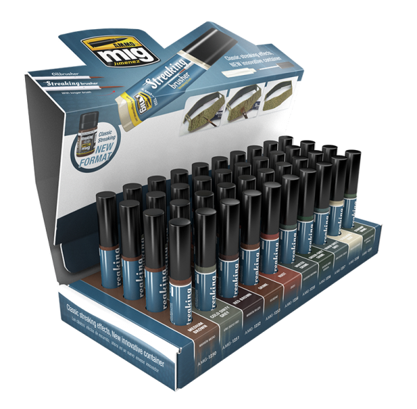 AMMO: Streakingbrushers Display (10 Colors x4 pcs each) [Retail Only]