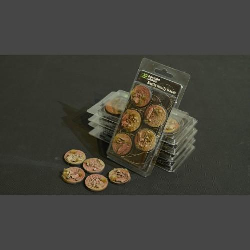 Battle Ready Bases: Badlands Round 40mm (x5)