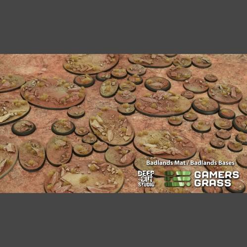 Battle Ready Bases: Badlands Round 40mm (x5)