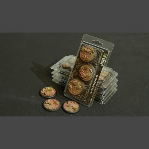 Battle Ready Bases: Badlands Round 50mm (x3)