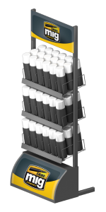 AMMO: Titans 400 mL Spray Cans Rack (13 References x3 of each product) [Retail Only]