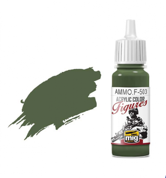 AMMO Acrylic Figure Colors: Dark Olive Green FS-34130