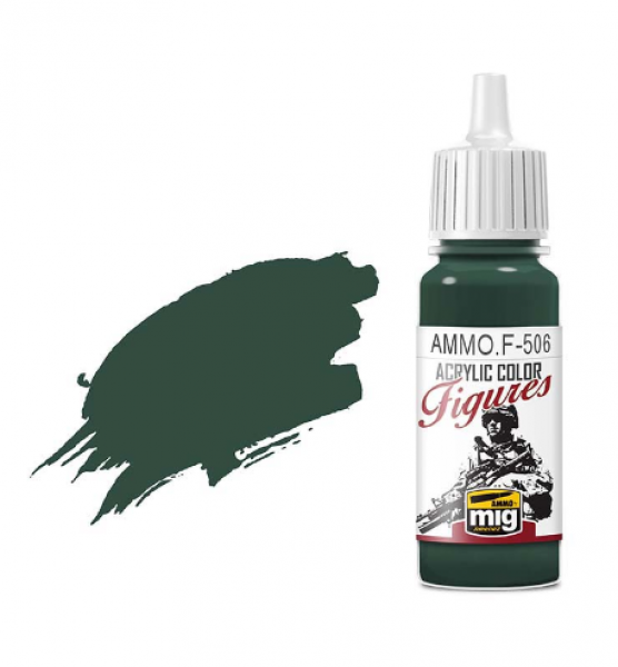 AMMO Acrylic Figure Colors: Medium Russian Green FS-34092