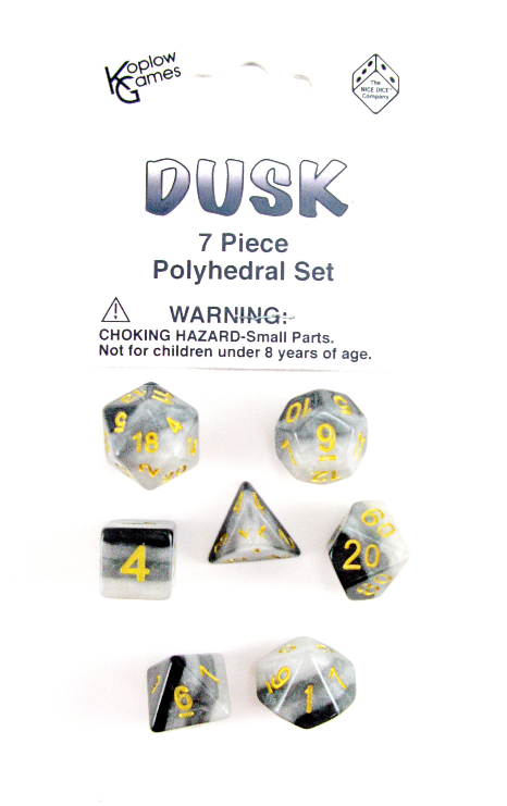 Layered Dice: Dusk (7-die set)