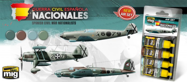 AMMO: Acrylic Paint Set - Spanish Civil War Nationalists Aircraft