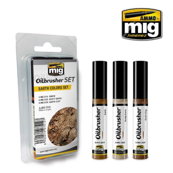 AMMO: Oilbrusher - Earth Colors Set