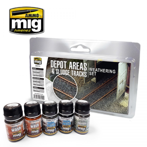 AMMO: Weathering - Depot Areas & Sludge Tracks Set