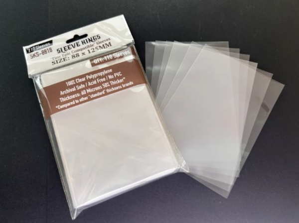 Sleeve Kings: ''Tiny Epic Compatible'' Sleeves (88x125mm) - 110 Pack, 60 Microns