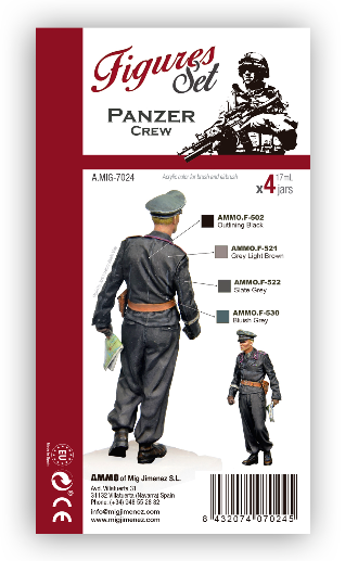 AMMO: Acrylic Paint Set - (Figure) Panzer Crew Set