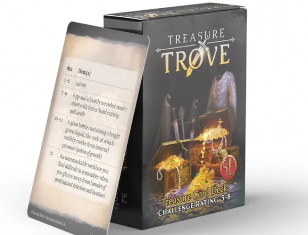 RPG Accessory: Treasure Trove CR 5-8 Deck (5E)