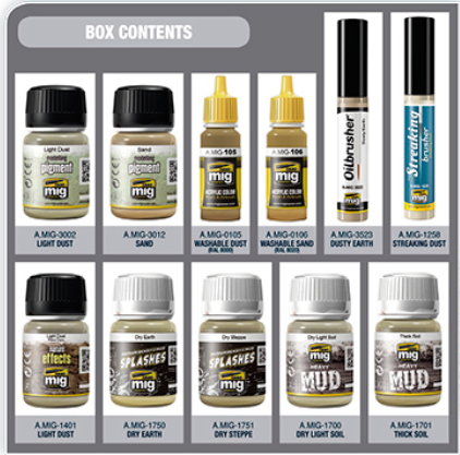 AMMO: (Weathering) Desert & Arid Batlefields Set