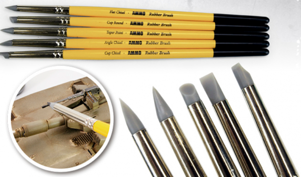 AMMO: Rubber Brush Set