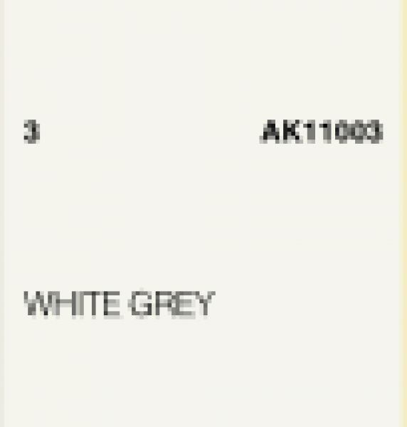 AK-Interactive: (3rd Gen) Acrylic - White Grey (17ml)