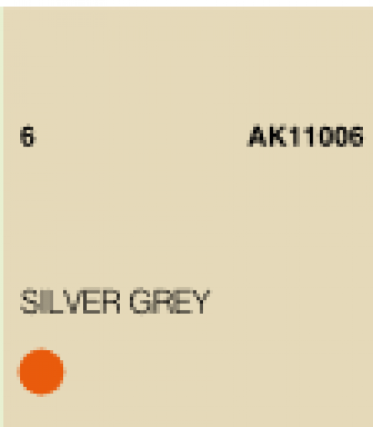 AK-Interactive: (3rd Gen) Acrylic - Silver Grey (17ml)