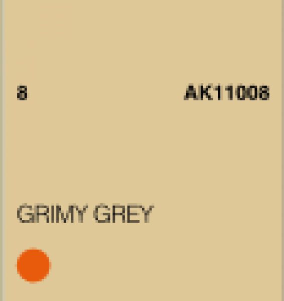 AK-Interactive: (3rd Gen) Acrylic - Grimy Grey (17ml)