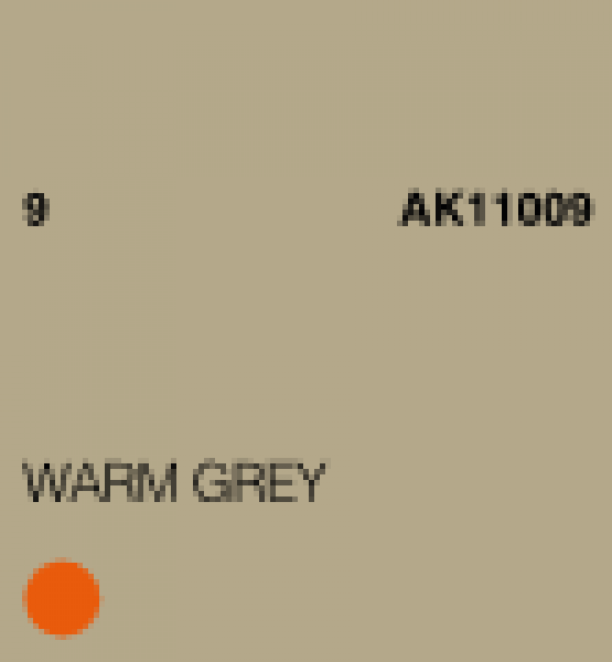 AK-Interactive: (3rd Gen) Acrylic - Warm Grey (17ml)