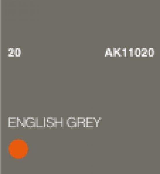 AK-Interactive: (3rd Gen) Acrylic - English Grey (17ml)