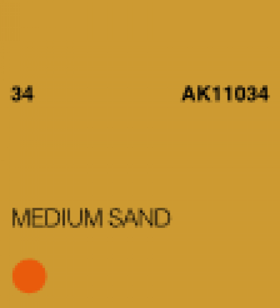 AK-Interactive: (3rd Gen) Acrylic - Medium Sand (17ml)