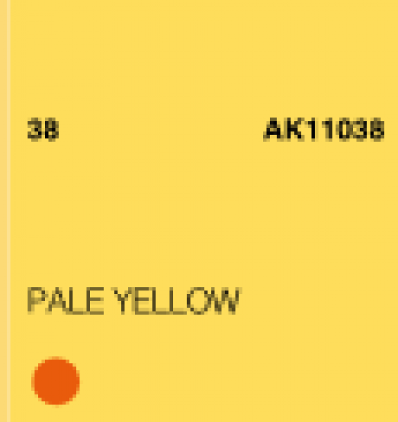 AK-Interactive: (3rd Gen) Acrylic - Pale Yellow (17ml)