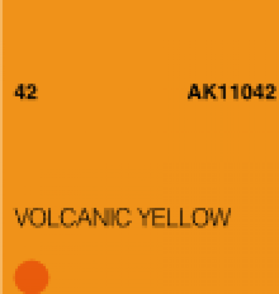 AK-Interactive: (3rd Gen) Acrylic - Volcanic Yellow (17ml)