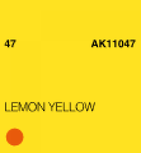 AK-Interactive: (3rd Gen) Acrylic - Lemon Yellow (17ml)