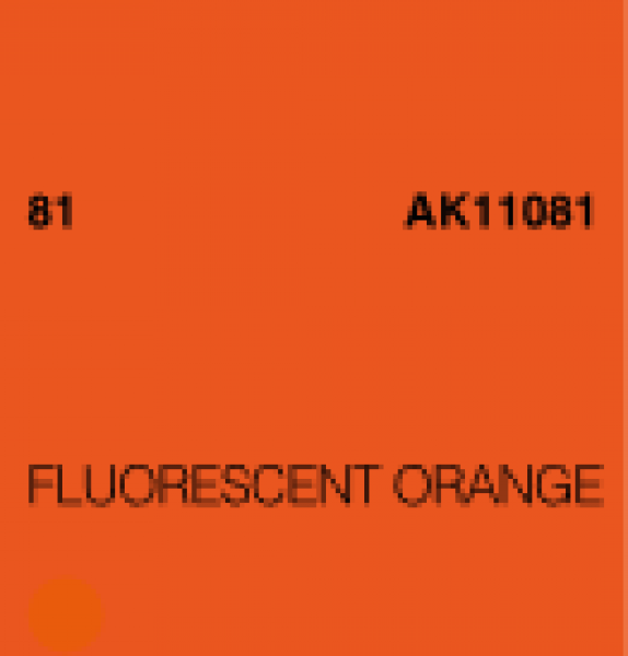 AK-Interactive: (3rd Gen) Acrylic - Fluorescent Orange (17ml)