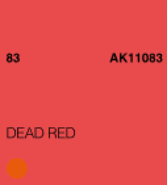 AK-Interactive: (3rd Gen) Acrylic - Dead Red (17ml)