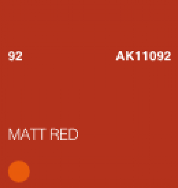 AK-Interactive: (3rd Gen) Acrylic - Matt Red (17ml)